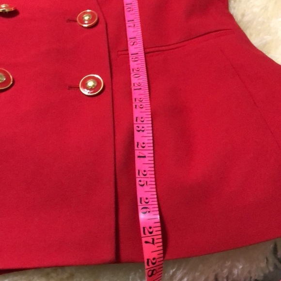 Red pleated skirt and Jacket size 4 - Picture 8 of 12